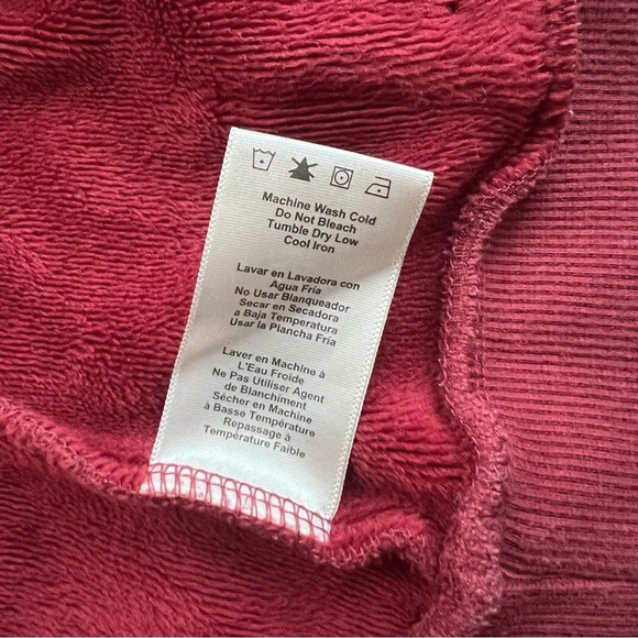 UGG Pauline Double Knit Fleece Jacket Rust Red Medium - Picture 5 of 9